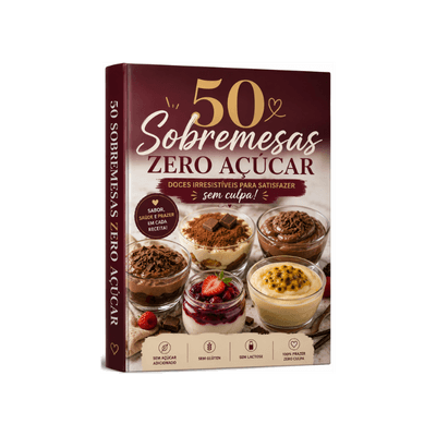 50 Sobremesas Zero Açúcar