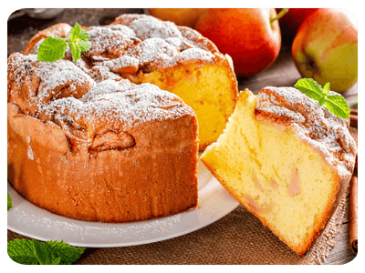 Bolo de Maçã Aconchegante
