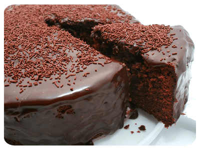 Bolo de Chocolate Molhadinho