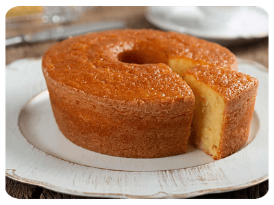Bolo de Fubá no Ponto